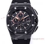 Copy Audemars Piguet new Royal Oak Offshore Quartz Watches Solid black